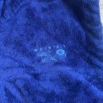 Mountain Hardwear  WOMEN'S MEDIUM Polyester Tech Fleece Vest Blue/Black #192 Photo 5