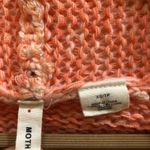 Anthropologie Moth Winnie Open Cardigan Womens XS Coral Knit Wool Draped Waterfall Boho Cozy Photo 4