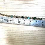 Vintage Chinese Green Stone Bracelet – Aventurine, Moss Agate, Amazonite & Unaki Photo 12
