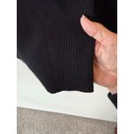 Chico's  Sweater Womens 2 Large Black Knit Turtleneck Long Sleeve Winter Pullover Photo 3