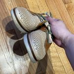 Pikolinos Leather Oxfords Perforated Breatheable Laser Cutouts casual school work boho Tomboy Photo 2