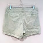 J.Crew Chino 4" Cotton Shorts Women's 8 Pale Green Pockets Summer Classic Photo 1