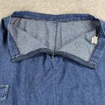 Vintage Sandra Fashion Denim Skirt 42 US 12 Blue Jean Fringe Western Rodeo Maxi Size L Photo 3