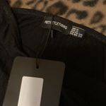 Pretty Little Thing  Dress Black Bandeau Split Front Dress Women’s Size 2 LBD Photo 7