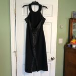Nordstrom NWT! Black sequin halter dress Photo 10