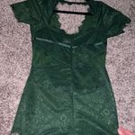Forever 21 Dark Green Lace Chemise Photo 5