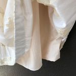 Anthropologie Ivory White Cotton Pearl Dress Photo 5