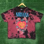 Nirvana Heart-Shaped Box Grunge Band Tie Dye T-Shirt Size 3X Photo 0