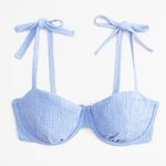 Final price ✨ NWOT Abercrombie & fitch swim top Blue Size M Photo 0