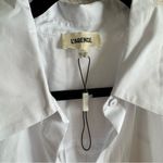 L'Agence L’agence NWOT Women’s White Cold Shoulder Blouse Size L Photo 13