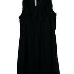 Mossimo Black Y2K Ruffle Front Sleeveless Fit & Flare Mini Dress S Photo 0