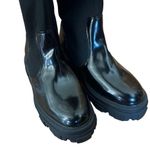 ASOS NWOT DESIGN Kimmy flat chunky over the knee boots 28” tall in black size 11 Photo 8