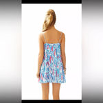 Lilly Pulitzer Daphne Red spring formal Sailboat Nautical Swing Dress xs $170 Photo 2