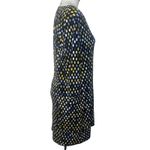 Chico's  Polka Dot Button Neck Dress Black Yellow Gray White‎ Photo 3