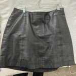 Free People Leather Skirt Photo 0