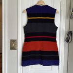 The Limited Vintage 1990s  stripe multicolor long wool blend vest Photo 4