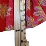 Free People  Molly Pink Floral Tunic Tank Size XS Babydoll Boho Y2K Bloomcore Photo 8