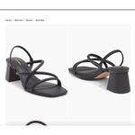 & Other Stories & OTHER STORIES Strappy Block Heel Sandals Black Womens Size US 4 Photo 2