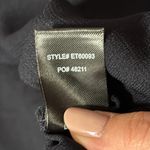 Lulu's Women’s Picture This Lace Round Neck Long Sleeve Blouse Navy size S Blue Photo 9