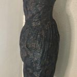 Staring At Stars Urban Outfitters Strapless Tapestry Zip Dress 4 Metallic Floral Photo 2