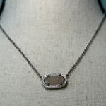 Kendra Scott Elisa Necklace Light Pinkish Mother-of-Pearl Classic Pendant Photo 5