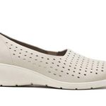 Ecco  Felicia Gravel Leather Wedge Heel Shoes, Size EU 41 | US 10-10.5 New in Box Photo 0