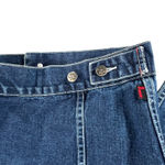 FUBU Vintage 90s Y2K Jean Jacket M Blue Crop Trucker Logo Streetwear Hip Hop Size M Photo 5