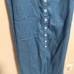 & Other Stories & OTHER STORIES Fit and Flare Denim Dress Open Tie Back- Size 12 Photo 7