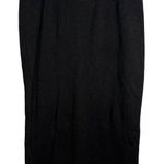 Eileen Fisher Pencil Midi Skirt SizePM Black Pull On Tencel Vented Stretch Photo 0