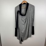 Icebreaker Merino Wool Drape Cardigan Large Gray Long Sleeve‎ Outdoors Comfort Photo 1