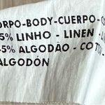 Havaianas Pink Linen Cotton Pants Women’s L Casual Cropped Summer Trousers Photo 2