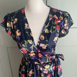 Tularosa Sid Wrap Floral maxi Dress in Armada XS Photo 2