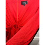 VICI Bold Red Side Cut Out Ring Accent Mini Dress XL Photo 7