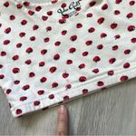 Brandy Melville Tank Top strawberry crop womens Cream (one size) cute casual Photo 3