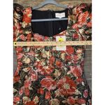 Adelyn Rae  Claris Mini Dress Pink Black Floral Puff‎ Sleeve Party Size Medium Photo 10