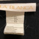 La Blanca Black Island Fare V-Neck Crochet Trim Swim Cover-Up Size Small Photo 6