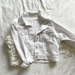 White Mama Fringe Jean Jacket Photo 3
