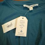 Hippie Rose Nwt Teal Tie Front Short Sleeve T-Shirt Photo 2