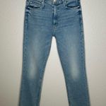 Mother Mid Rise Dazzler Ankle Fray jeans Reading By The Pool 30 Blue Photo 1