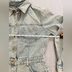 ZARA NWT Womens Denim Mini Dress Size Large Photo 7