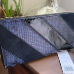 Tory Burch Authentic  snake/velvet leather wallet Photo 2