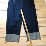 Kate Spade X Target NWT High Rise Straight Leg Wide Cuff Size 16 Blue Photo 12