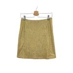 Babyboo  Fashion Patrice Skirt Mini Gold Glitter Size Large‎ Photo 1