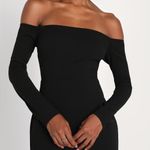 Lulus LULU’S Stunning Excellence Black Off The Shoulder Maxi Dress Photo 2