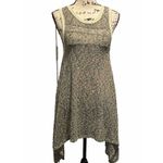 Free People Women SP Bumble Bees Knees Sharkbite Hem Tunic Tank Knit Speckle Top Photo 2