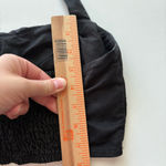 Reformation  women’s‎ size 0 Black Halter Crop Top Photo 7