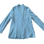 Eileen Fisher  Lambswool / Cashmere Long Line Cardigan Sweater Blue Medium Photo 5