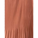 Naked Zebra  Rust Ruffle Neck Bell Sleeve Blouse Rust Orange Clay Photo 1