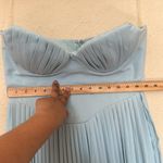 House Of CB House of‎ CB ‘Marcella’ Ocean Blue Pleated Maxi Dress NWOT size L Photo 5