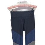 Outdoor Voices Stretch Color Block 7/8 Yoga a workout Leggings Navy Size S Photo 4